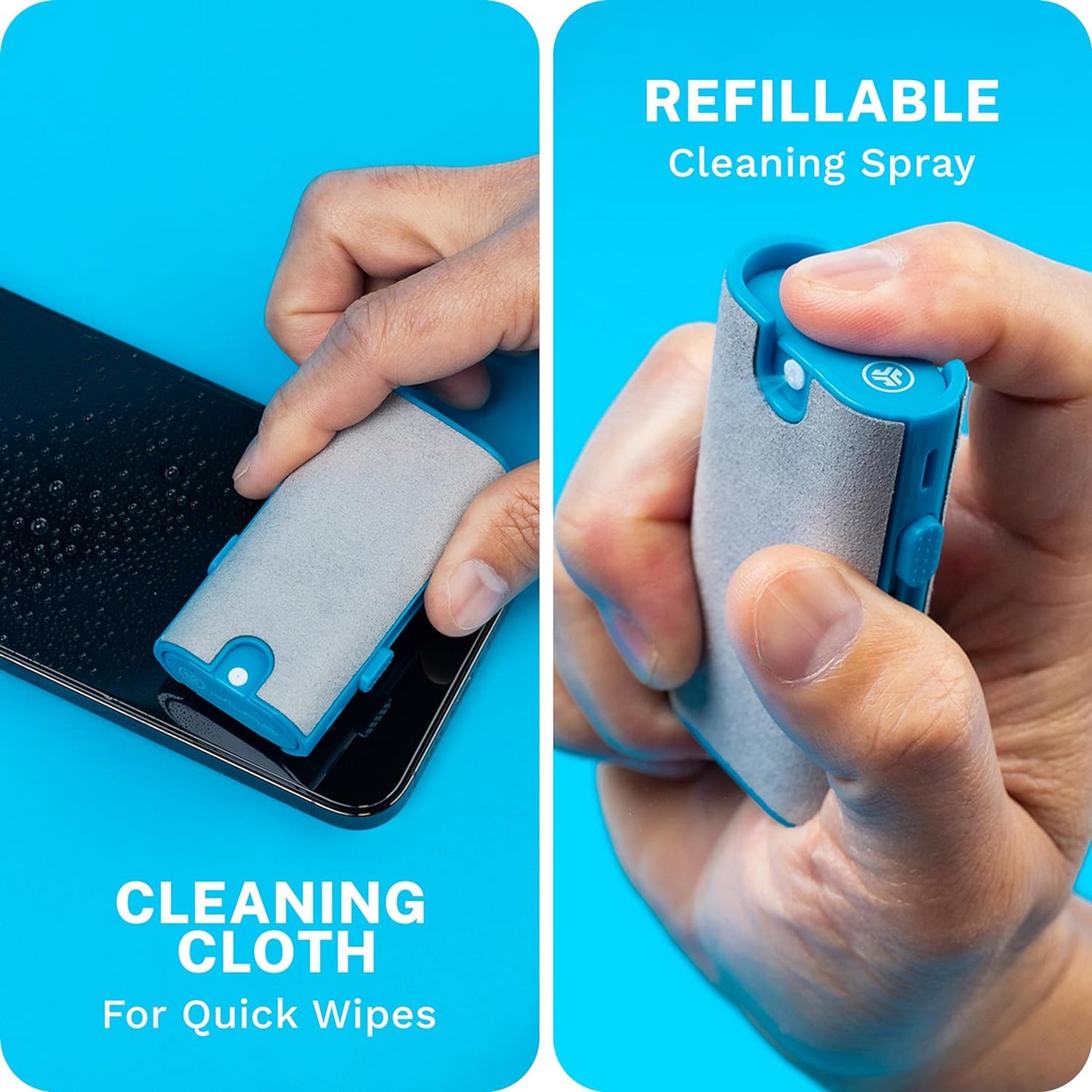 JLab Multifunctional Cleaning Kit Suitable for Headphones、Earplugs、Keyboard、Mouse/Mouse、Microphone、Laptop、Tablet Pc、Mobile Phone(iPhone Or Android)、Smart Watches and Electronic Products,100% Recyclable Packaging